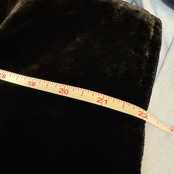 J JILL Women’s Black Embroidered Velvet Jacket Blazer Pockets BOHO - Picture 13 of 15